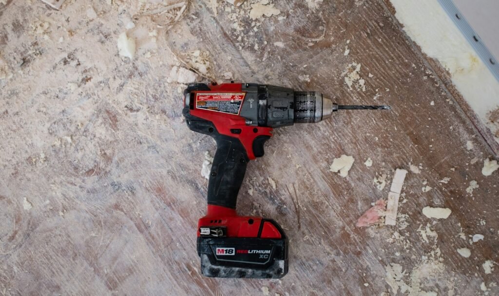 Professional power drill used by <a href=